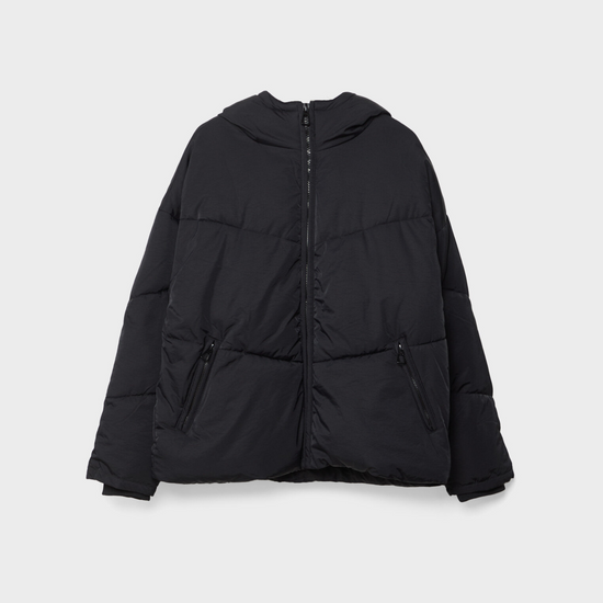 Blouson matelassé oversize à capuche